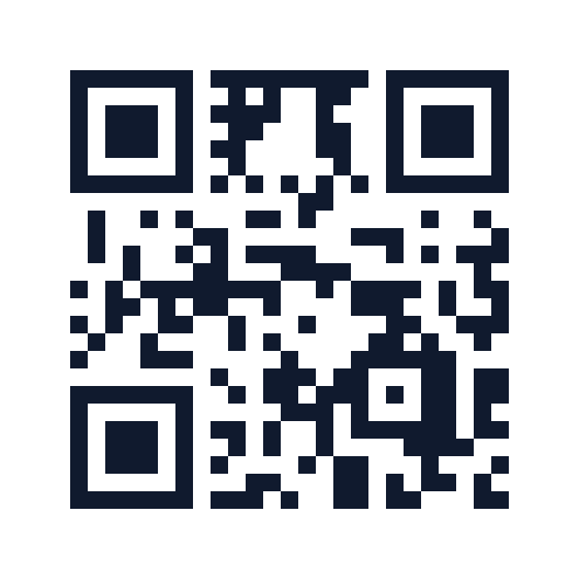 QR code linking to tablecard.co